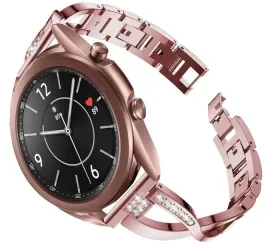 czerwone-zloto-bransoleta-samsung-galaxy-watch-3-41mm-tech-band