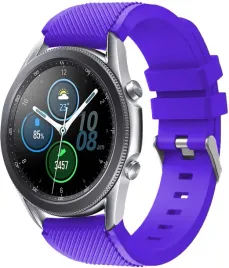 fioletowy-silikonowy-pasek-samsung-watch-3-45mm-rozmiar-s-tech-band