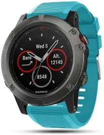 blekitny-silikonowy-pasek-garmin-fenix-5x-plus