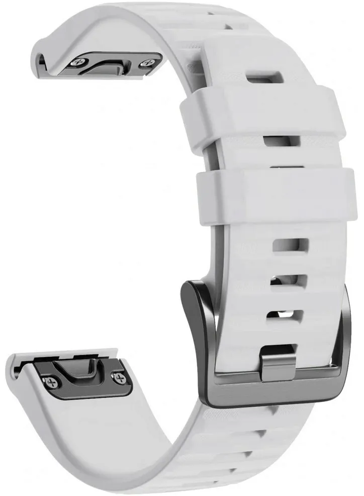 bialy-pasek-garmin-fenix-5x-plus-tech-band