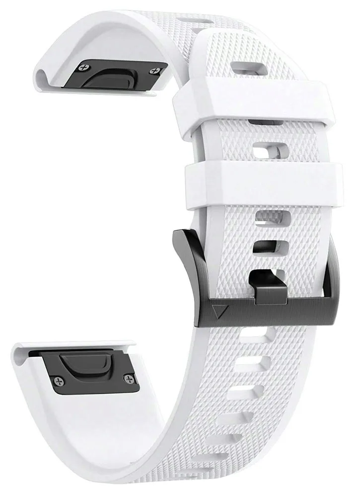 bialy-silikonowy-pasek-garmin-forerunner-945-quick