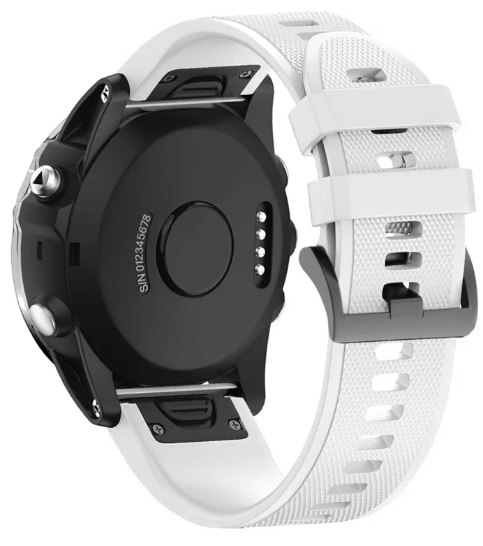 bialy-silikonowy-pasek-garmin-forerunner-945-quick