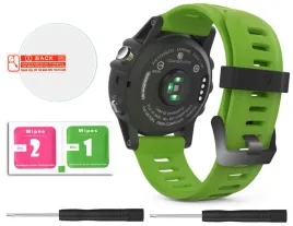 zielony-pasek-garmin-fenix-5x-plus-folia-ochronna-gratis-tech-band