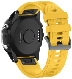 zolty-silikonowy-pasek-garmin-fenix-5s-plus-tech-band
