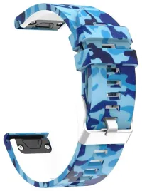 niebieskie-moro-silikonowy-pasek-garmin-fenix-5-plus-tech-band
