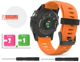 pomaranczowy-pasek-garmin-fenix-5x-folia-ochronna-gratis-tech-band