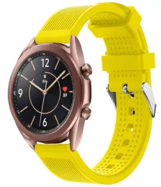 zolty-silikonowy-pasek-samsung-galaxy-watch-3-41mm