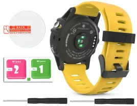 zolty-pasek-garmin-fenix-5x-plus-folia-ochronna-gratis-tech-band