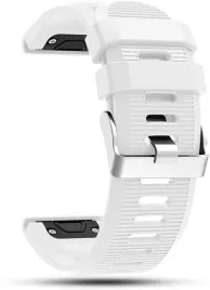 bialy-silikonowy-pasek-garmin-fenix-5x-plus-quick