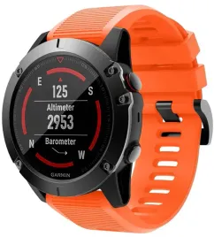pomaranczowy-silikonowy-pasek-garmin-fenix-6x