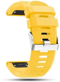zolty-silikonowy-pasek-garmin-fenix-6x-solar-quick
