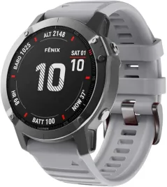 szary-silikonowy-pasek-garmin-fenix-6s-quickfit