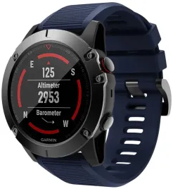granatowy-silikonowy-pasek-garmin-fenix-5x-plus