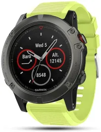 limonkowy-silikonowy-pasek-garmin-fenix-6x-pro