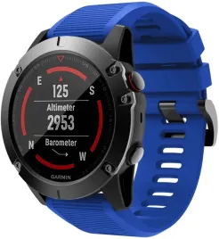 niebieski-silikonowy-pasek-garmin-fenix-6x-solar