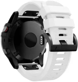bialy-silikonowy-pasek-garmin-fenix-6x-sapphire