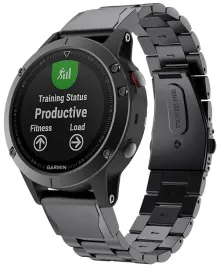 czarna-stalowa-bransoleta-do-garmin-fenix-5-plus-tech-band