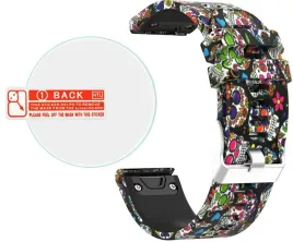 wielokolorowy-pasek-garmin-fenix-5-folia-gratis-tech-band