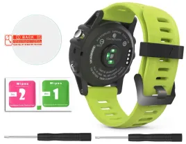 zielony-pasek-garmin-fenix-5x-folia-ochronna-gratis-tech-band