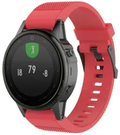 czerwony-silikonowy-pasek-garmin-fenix-7s