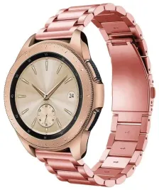 rozowa-stalowa-bransoleta-samsung-galaxy-watch-42mm-tech-band