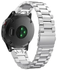 srebrna-stalowa-bransoleta-garmin-fenix-5x-26mm
