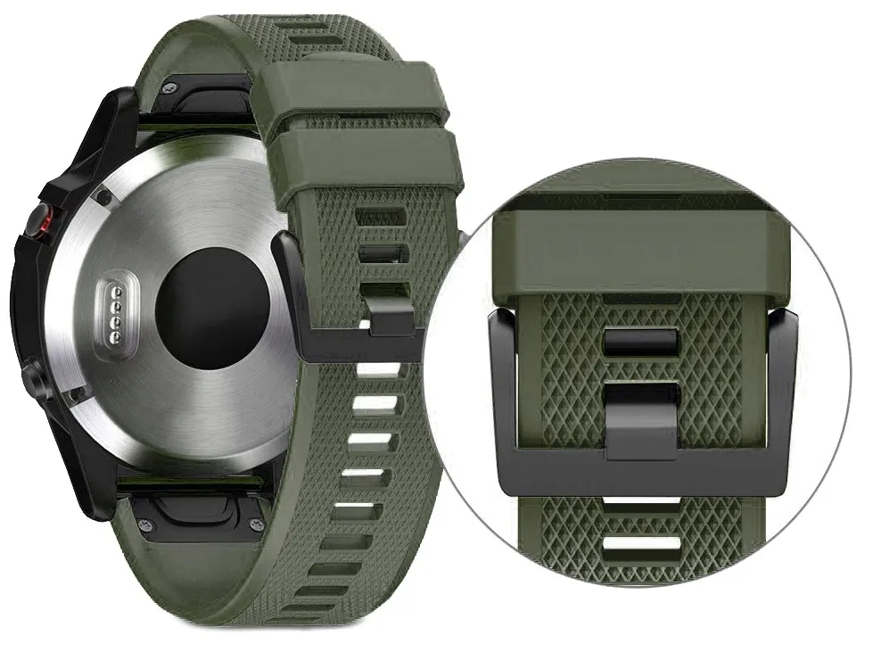 khaki-pasek-garmin-fenix-7s-pro-tech-band