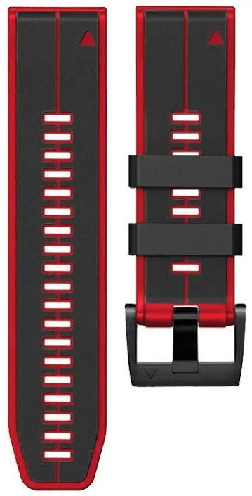 czarno-czerwony-pasek-garmin-fenix-5x-plus
