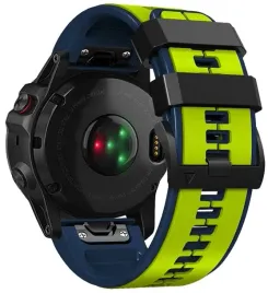 limonkowo-granatowy-pasek-garmin-fenix-6x-pro