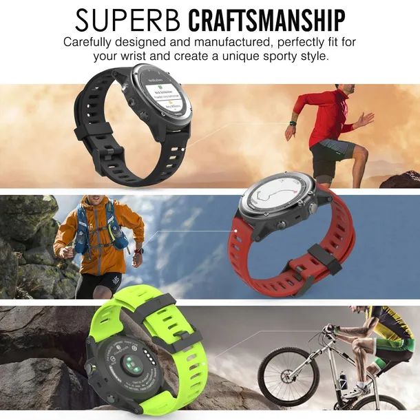 szary-pasek-garmin-fenix-3hr-stan-nowy-kolor-szary