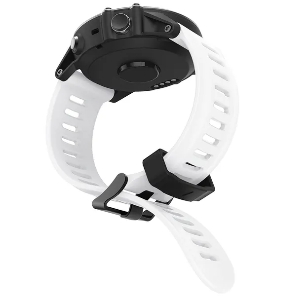 bialy-pasek-garmin-fenix-3hr-material-paska-guma