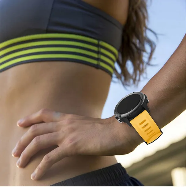 zolty-pasek-garmin-fenix-3hr-stan-nowy-kolor-zolty