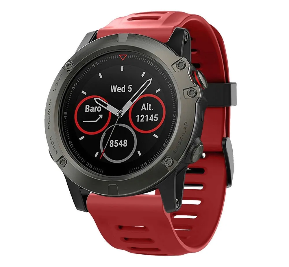 czerwony-pasek-garmin-fenix-3hr