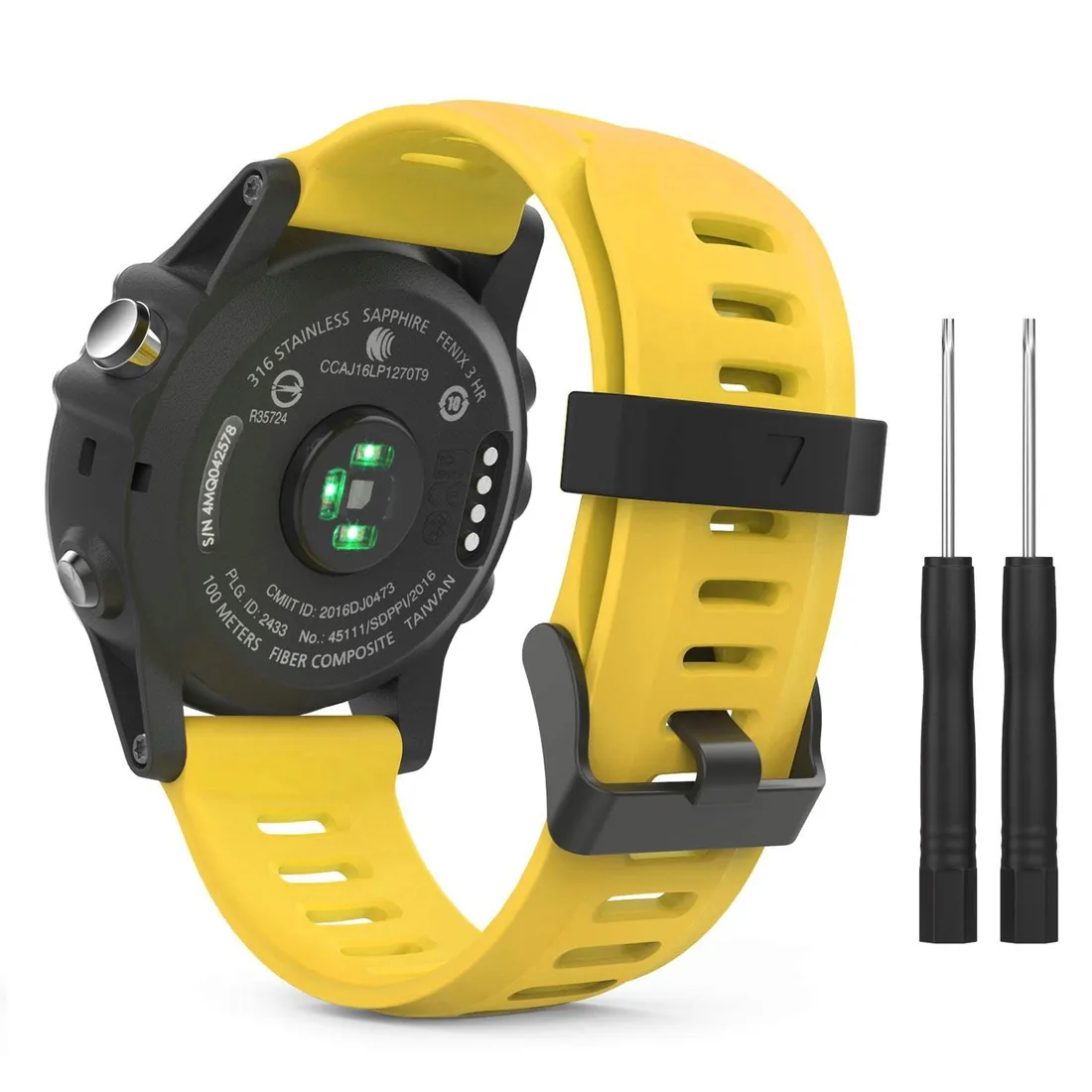 zolty-pasek-garmin-fenix-3hr