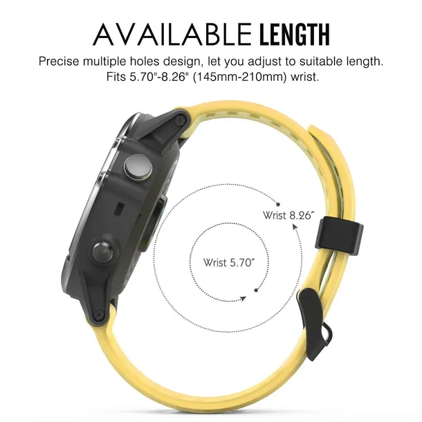 zolty-pasek-garmin-fenix-3hr-kolor-zolty