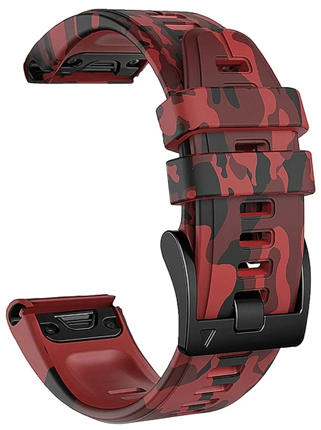 pasek-czerwone-moro-garmin-forerunner-965-szerokosc-22mm