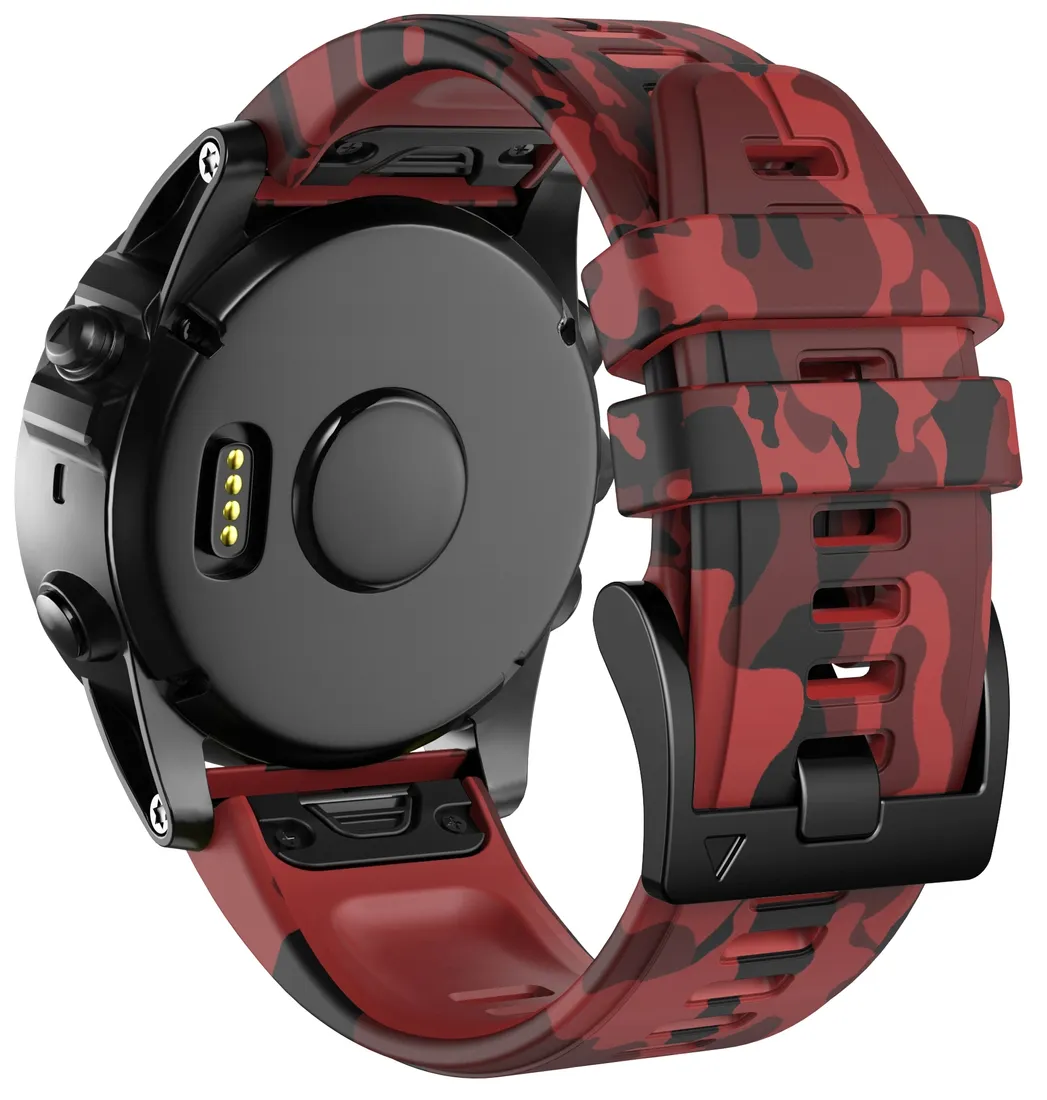 pasek-czerwone-moro-garmin-forerunner-965-szerokosc-22mm