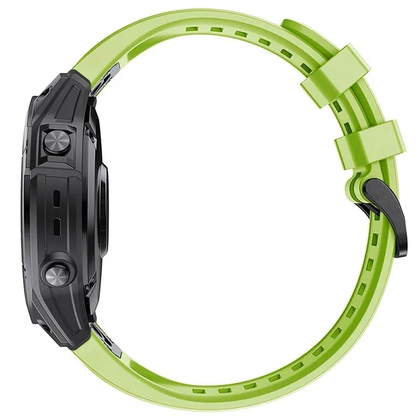 limonkowy-pasek-garmin-forerunner-955-material-guma