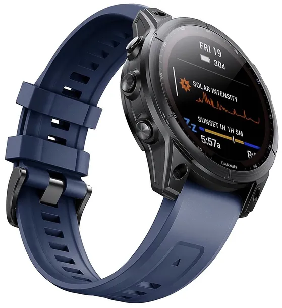 granatowy-pasek-garmin-forerunner-745-material-guma