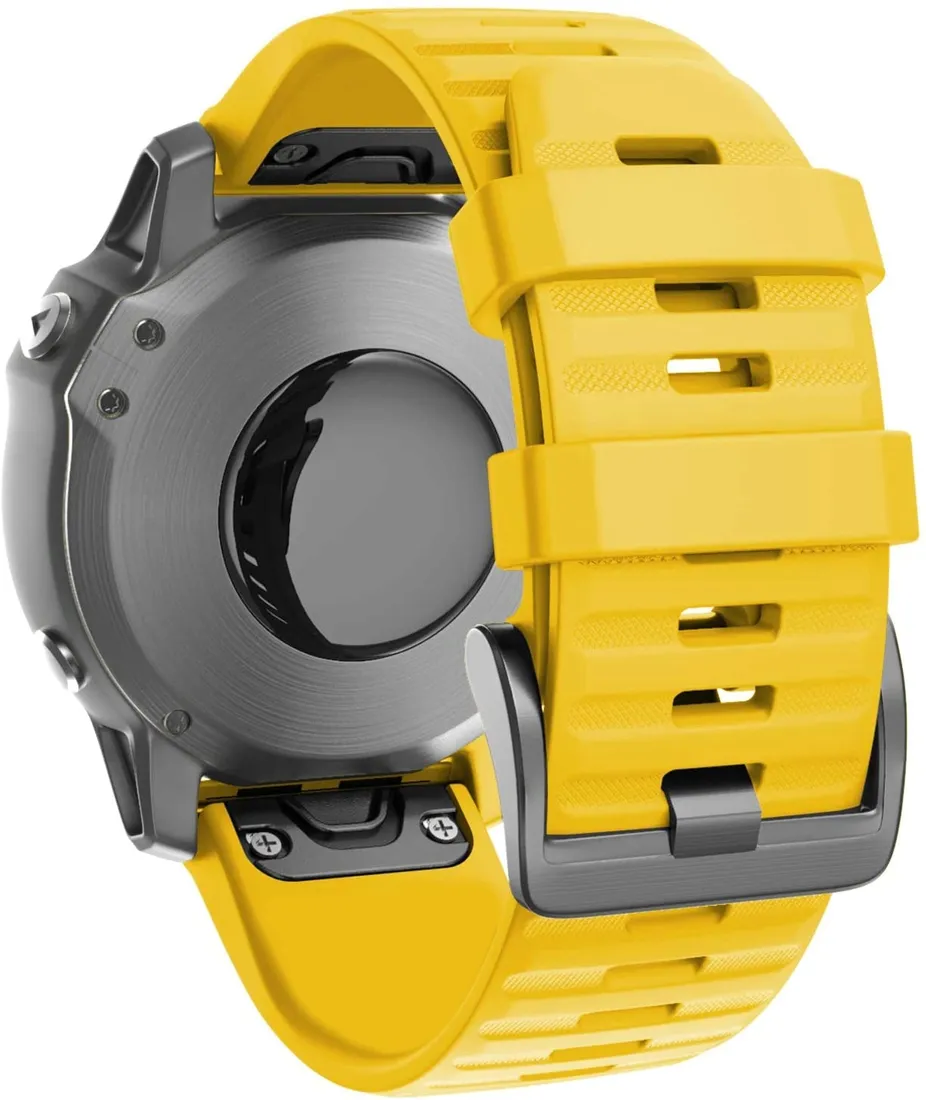 zolty-pasek-garmin-forerunner-955-quickfit-22mm