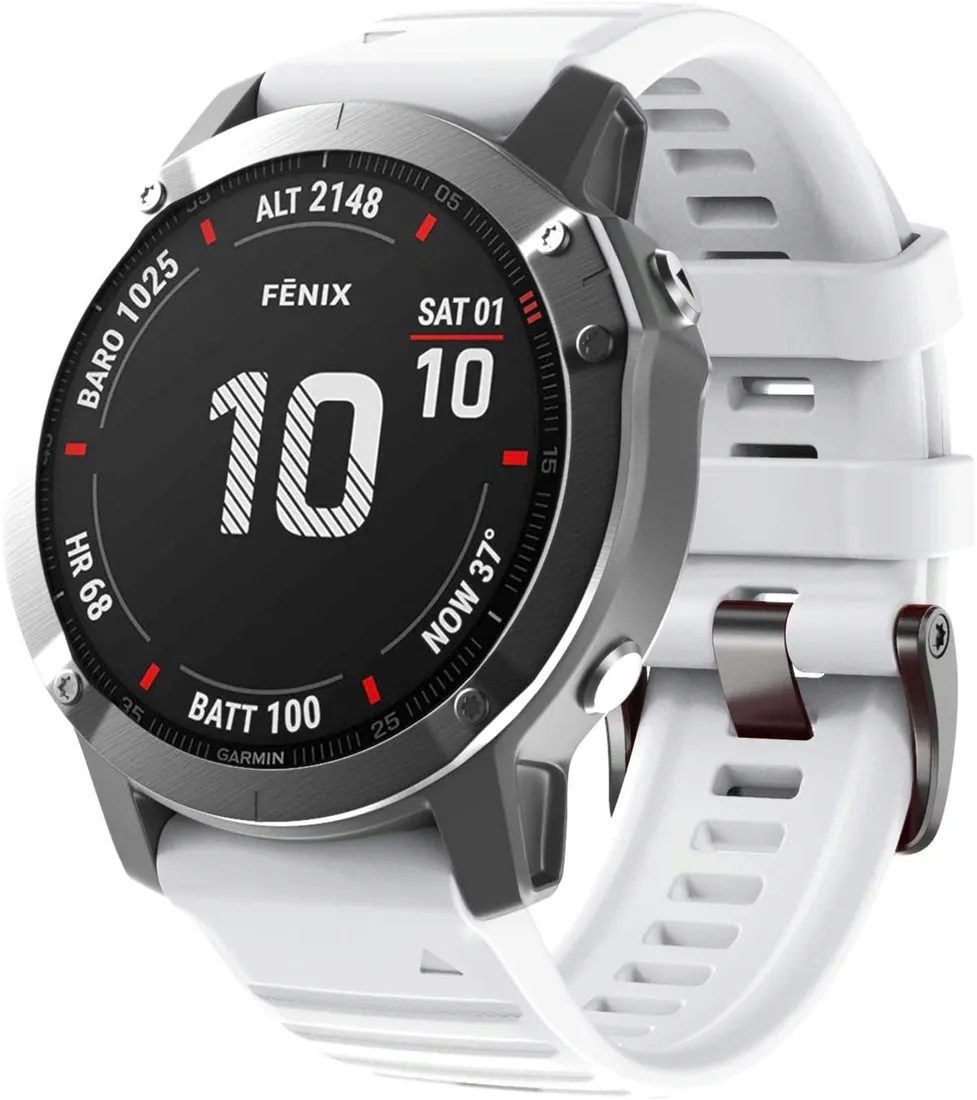 bialy-pasek-garmin-forerunner-965-quickfit-22mm