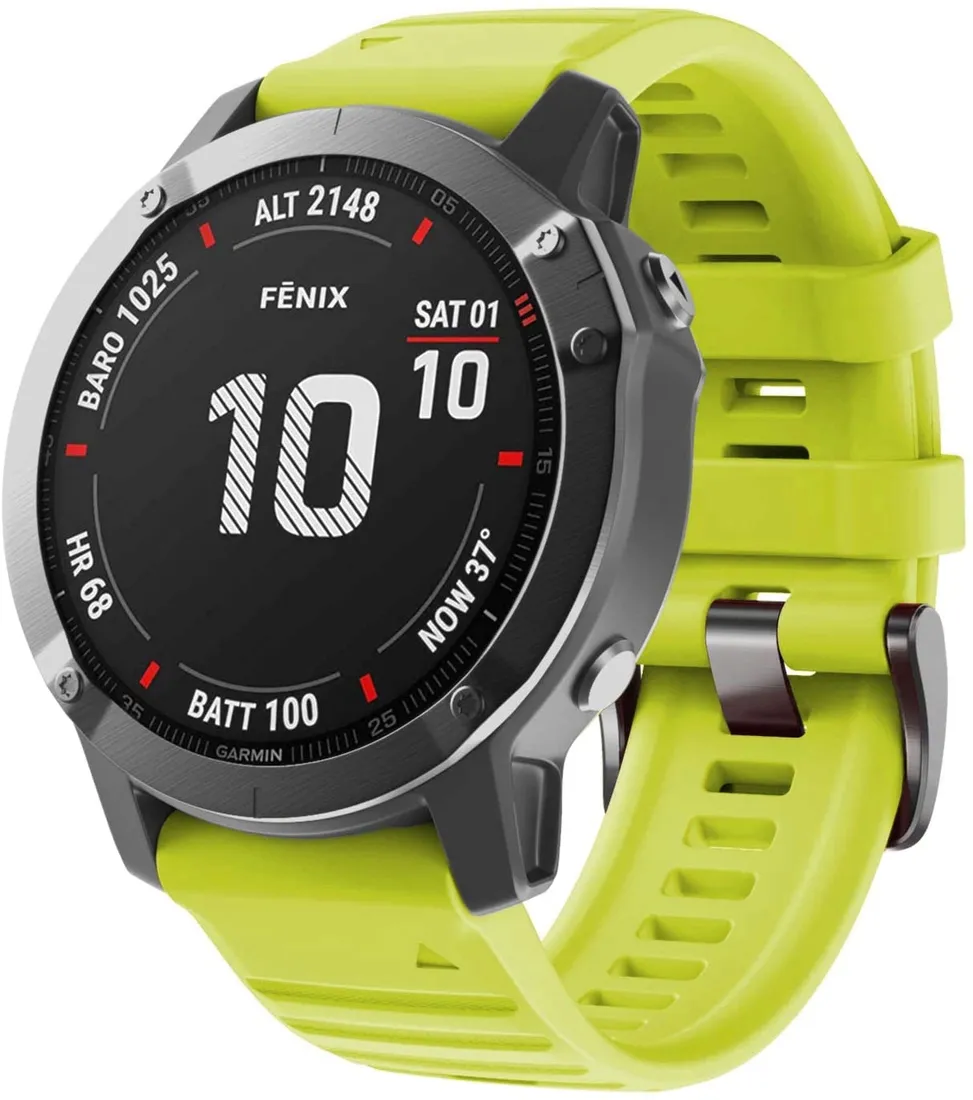limonkowy-pasek-garmin-forerunner-745-quickfit
