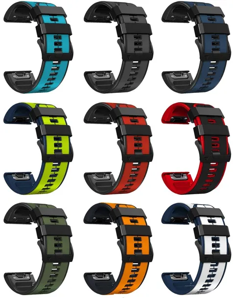 czarno-czerwony-pasek-garmin-forerunner-955-waga-z-opakowaniem-0-2-kg
