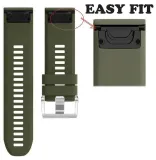 khaki-pasek-garmin-forerunner-965-tech-band-material-paska-guma