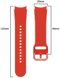 czerwony-pasek-do-samsung-galaxy-watch-6-40mm-material-guma