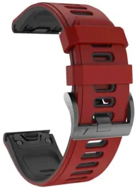 bordowo-czarny-pasek-garmin-fenix-7-pro-tech-band