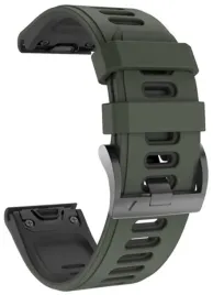 khaki-czarny-pasek-garmin-epix-2-slate-steel-tech-band