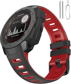 czarno-bordowy-pasek-do-garmin-instinct-tech-band