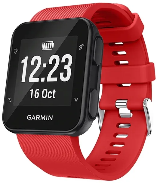 czerwony-pasek-do-garmin-forerunner-30-forerunner-35-tech-band-kolor-czerwony