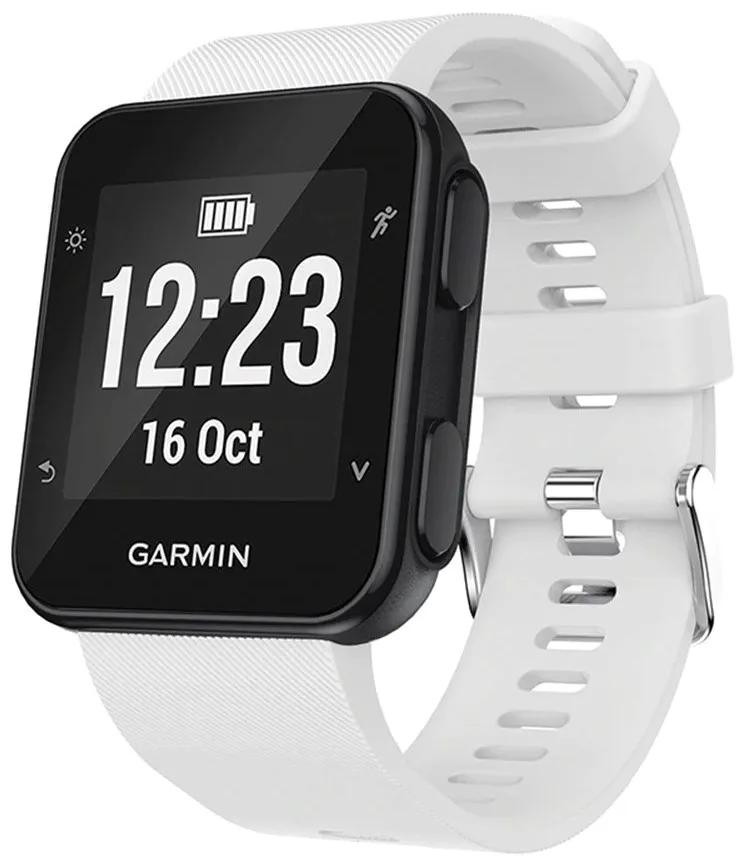bialy-pasek-do-garmin-forerunner-30-forerunner-35-tech-band